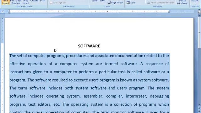 Change Case in Ms-word 2007 смотреть онлайн