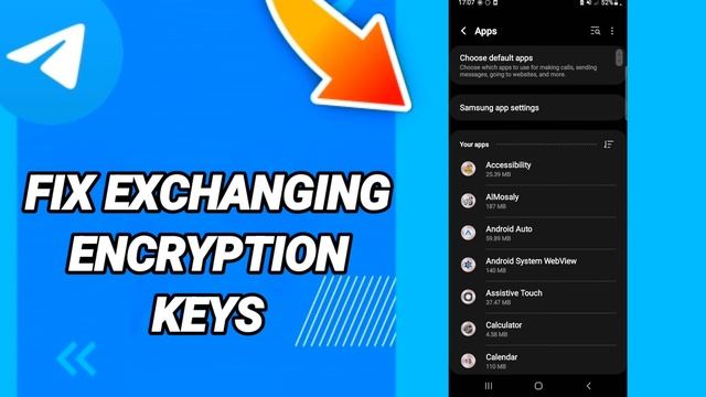 How to fix exchanging encryption keys On Telegram смотреть онлайн