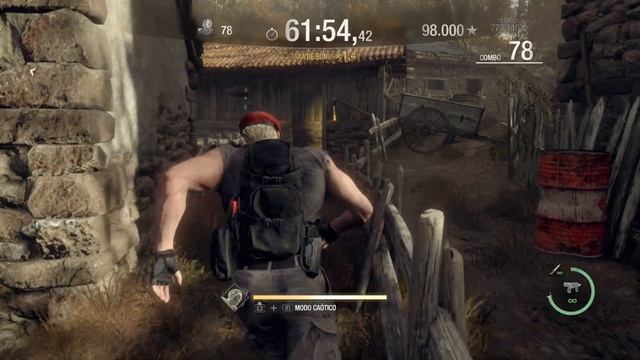 Resident Evil 4 - Krauser Ravages An Entire Village (The Mercenaries) смотреть онлайн