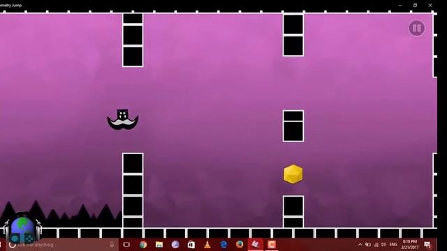 Geometry Jump Impossible Game Windows 10 Game #Level 4 смотреть онлайн