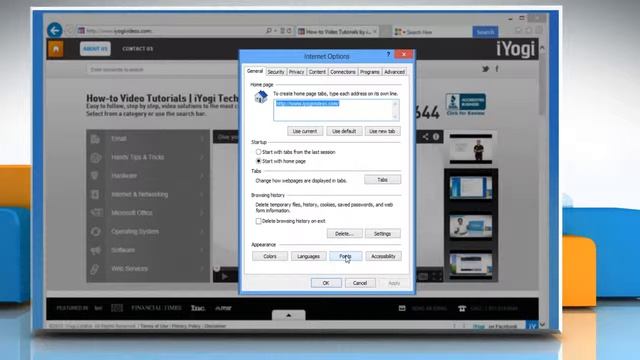 Changing Webpage Font in Internet Explorer® 10 browser смотреть онлайн