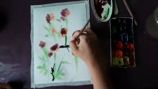 ПЛЕНЭР. Второе задание - Этюд. 1 классы. ЖИВОПИСЬ. Преподаватель Спиренкова М В смотреть онлайн