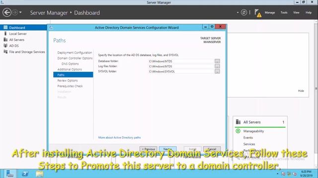 Windows Server 2012 - Installing Active Directory with DNS - Episode 02 смотреть онлайн