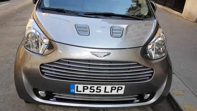 grey aston martin cygnet in PAris France from GB смотреть онлайн
