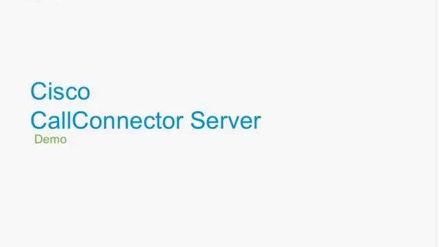 overview of Cisco CallConnector Suite Extension [Webcast] смотреть онлайн