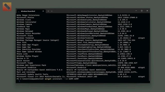 How to list and uninstall programs using WinGet command - Windows 11 commandline смотреть онлайн
