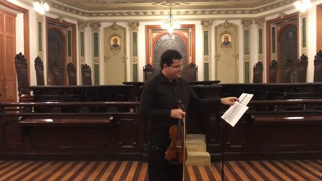 Recital Bach-Brasil para Violino Solo: 3o. e ultimo concerto смотреть онлайн