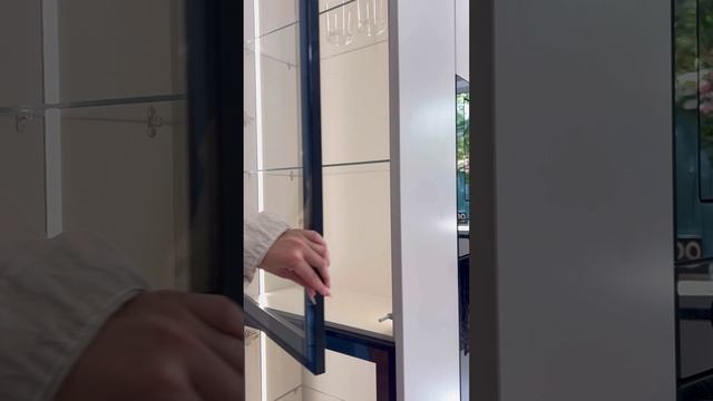 📸Кухня "Флавио" с матовыми фасадами Сатин Бежевый смотреть онлайн