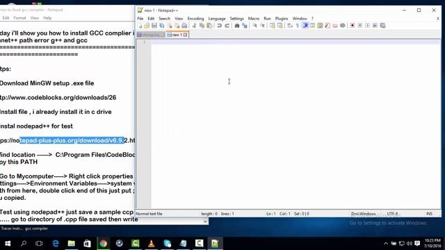 Install MinGW GCC in windows смотреть онлайн