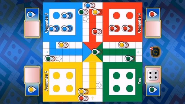 Ludo game in 4 players | Ludo King 4 players | Ludo gameplay #30 | Random Gaming Dice смотреть онлайн