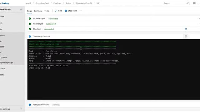 Chocolatey Azure DevOps Extension Release 0.1.0 смотреть онлайн