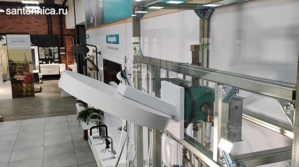 Верхний душ Hansgrohe Rainfinity 26234700, 36 x 30 см, 3 режима струи, с держателем, белый матовый