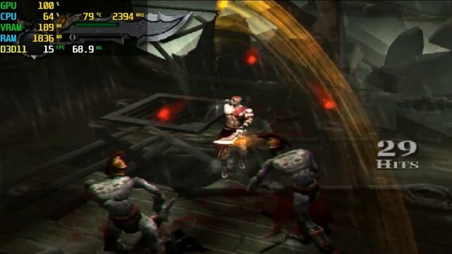 God Of War 1 İNTEL HD 4600 - 720p Low, смотреть онлайн
