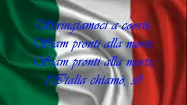 Fratelli d'Italia Inno di Mameli + testo.flv смотреть онлайн