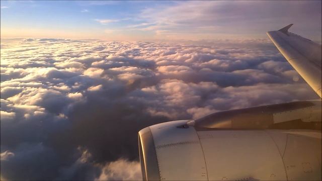 The Clouds over the Irish Sea ✈ from Manchester to Dublin смотреть онлайн