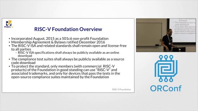 RISC-V ecosystem update - Michael Gielda - ORConf 2018 смотреть онлайн