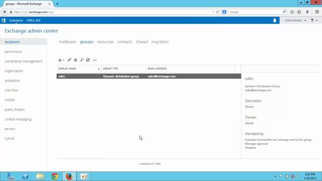 how to configure dynamic distribution group in exchange server 2013 смотреть онлайн