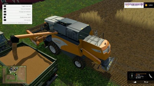 Farming Simulator 15 PC Gameplay 60fps 1080p смотреть онлайн