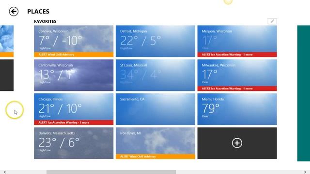 Windows 8.1 (How to Use the Weather App) смотреть онлайн