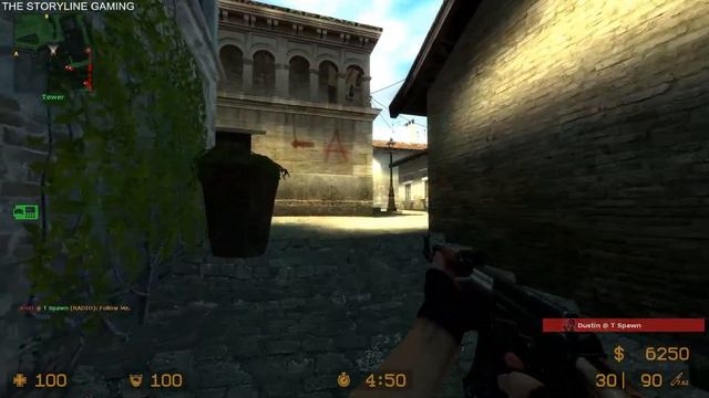 Counter Strike : Source - Inferno - Gameplay "Terrorist Forces" (with bots) No Commentary смотреть онлайн