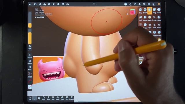 3D Character Design Workshop with Nomad Sculpt - Dave Reed_7 смотреть онлайн