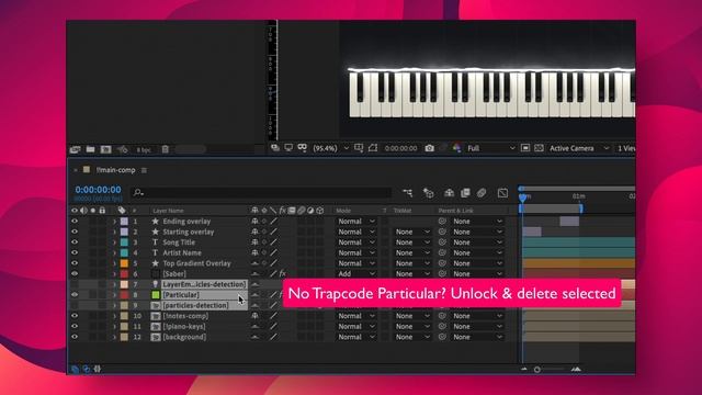 VisiPiano - FAQs - Use the Particles Version without paid AE plugins смотреть онлайн