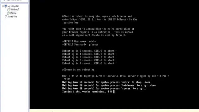 pfsense full install guide & windows 7 console open vedios смотреть онлайн