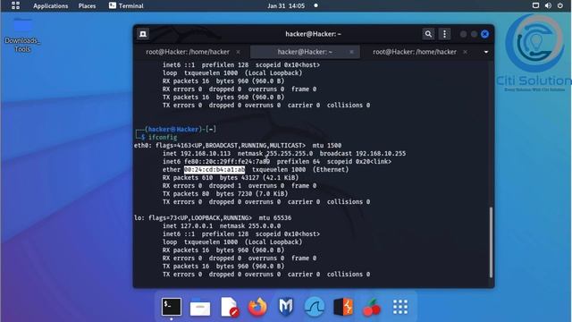 How to Change MAC Address using MACCHANGER In Kali Linux | Macchanger | Citi Solution смотреть онлайн
