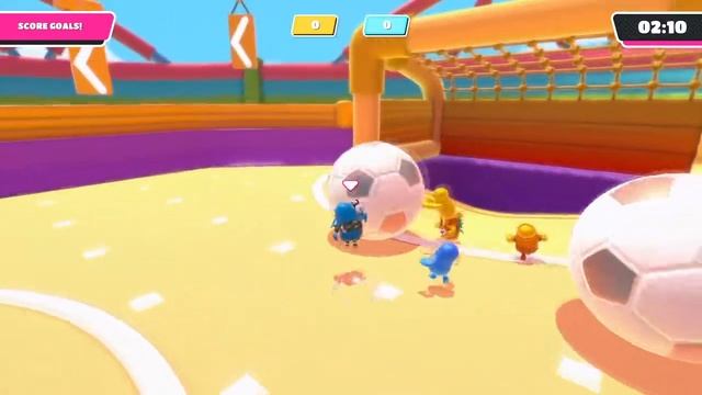 Fall Guys: Ultimate Knockout Team Games on PS4 with Chaos & Friends part 32: Royal Fumbling смотреть онлайн