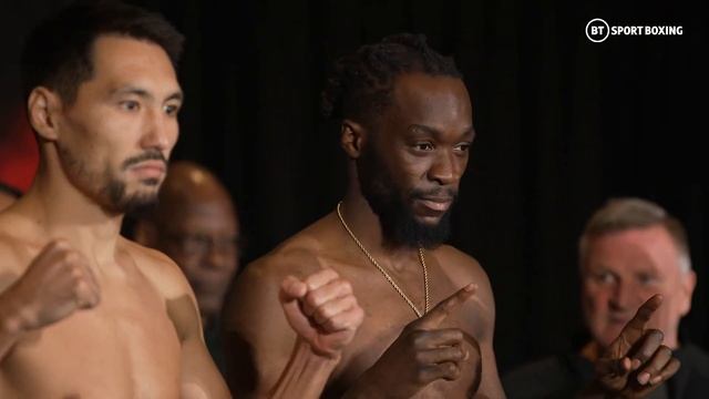Denzel Bentley reacts to an INTENSE face off with Janibek Alimkhanuly 👀 смотреть онлайн