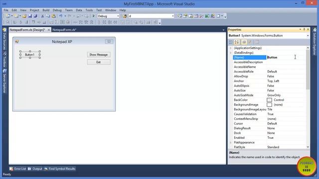 VB.NET Tutorial In Urdu - Setting Properties at run time смотреть онлайн