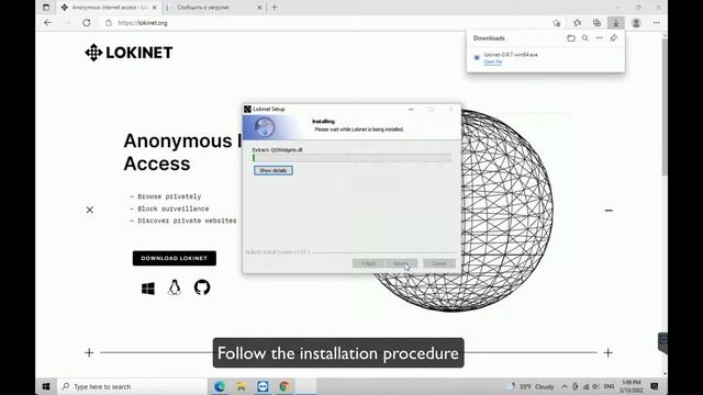 Lokinet. Installation смотреть онлайн