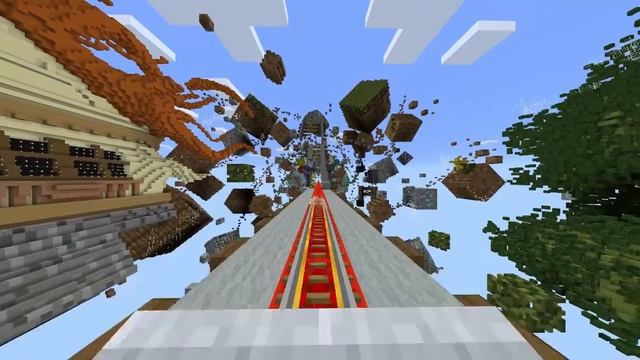Minecraft Windows 10 Edition RollerCoaster смотреть онлайн