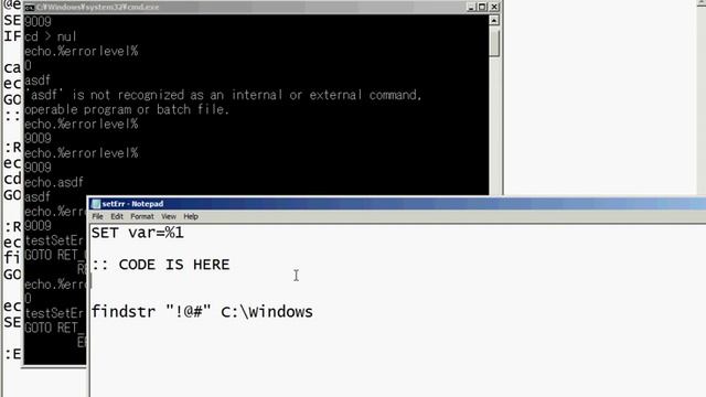 BATCH scripting: Pratctical use of ERRORLEVEL in multiple scripts смотреть онлайн
