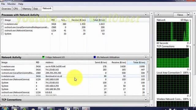 Windows 7 Ultimate Tips : How to check network activity смотреть онлайн