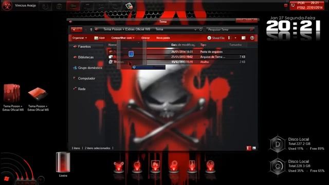 Download: Tema + Extras W8/W8.1 (Poison Red) смотреть онлайн