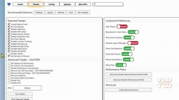 Chris Titus Tool - Boost Your PC's Performance
