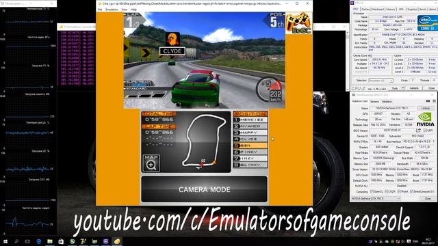 Citra 3DS Emulator - Ridge Racer 3D (2011). Ingame. GCC V10. Test #2 смотреть онлайн