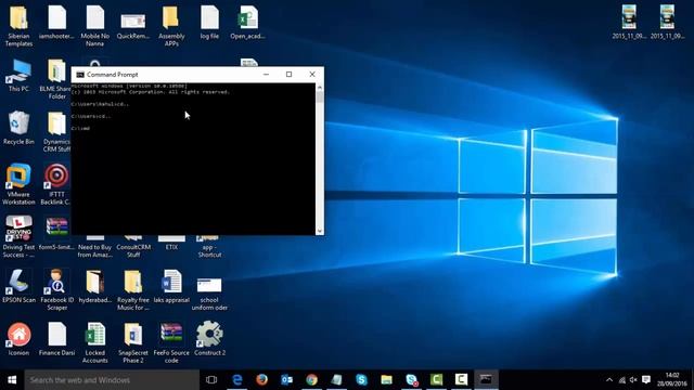 Creating Directory using CMD prompt смотреть онлайн