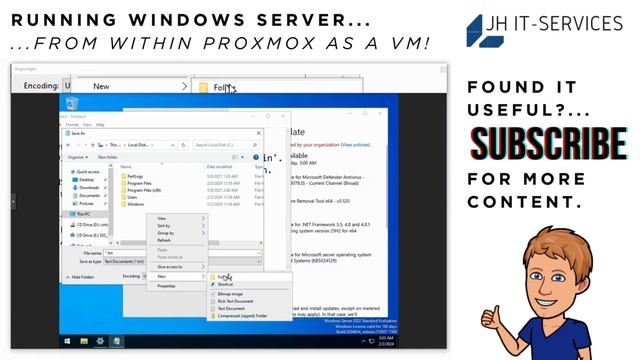 Installing Windows Server on ProxMox смотреть онлайн