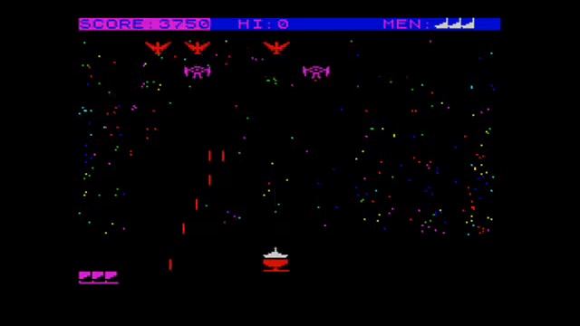 Alien Destroyer ZX Spectrum смотреть онлайн