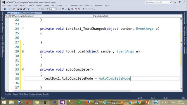 29- Disconnect Auto Complete With textbox From Database смотреть онлайн