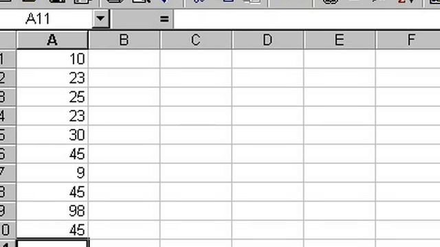 Microsoft Office Excel 2000 Maximum function смотреть онлайн