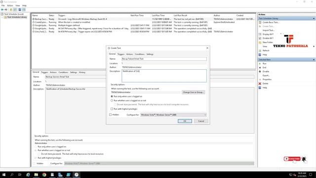 How to Schedule Email Notification Task using Powershell Script for Windows Server Backup 2019 смотреть онлайн