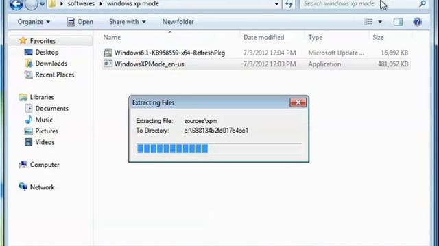 Installing Windows XP Mode on Windows 7 смотреть онлайн