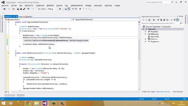 Controles listview y treeview Aplicativo parecido al explorador de windows смотреть онлайн
