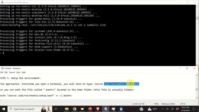 Install ROS Noetic in Windows Through WSL2 - Also Fix Graphical Issues of WSL2 смотреть онлайн