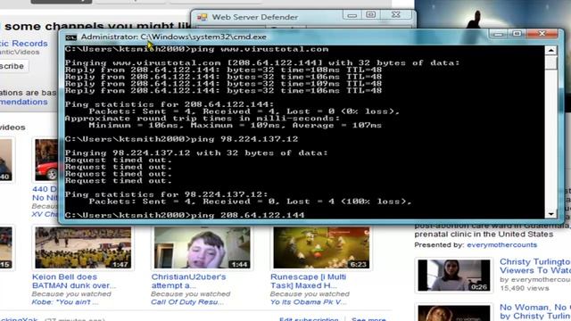Web Server "Defender" Host mask - DdoS Protection [Sneak Peak] -"Ping Pong" Method смотреть онлайн
