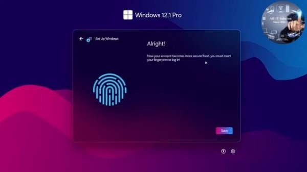 How to setup Windows 12.1