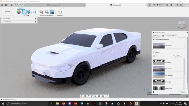Fusion 360 Tutorial for beginners - Rendering смотреть онлайн
